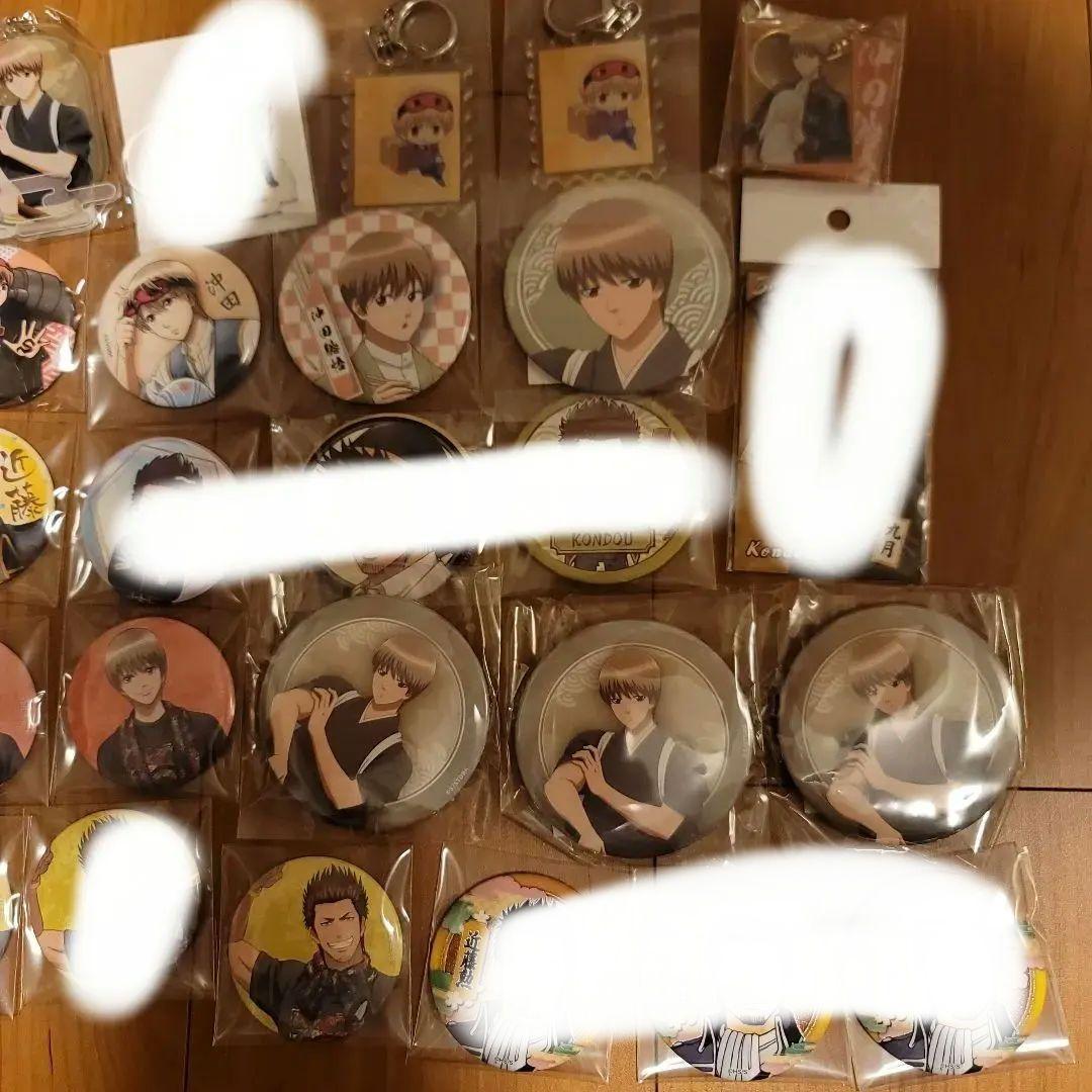 銀魂 缶バッジ アクスタ アクリルキーホルダー 沖田総悟 近藤勲 まとめ