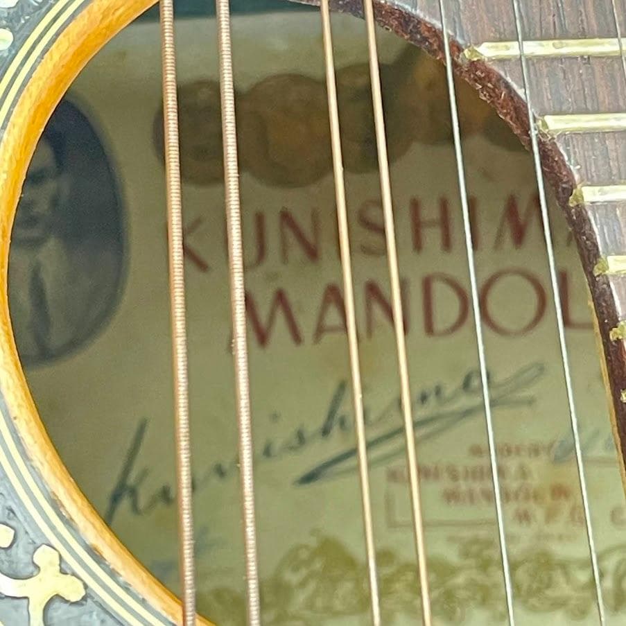 ●国島マンドリン● 1961年製 No.105 象嵌細工 ジャパンヴィンテージ