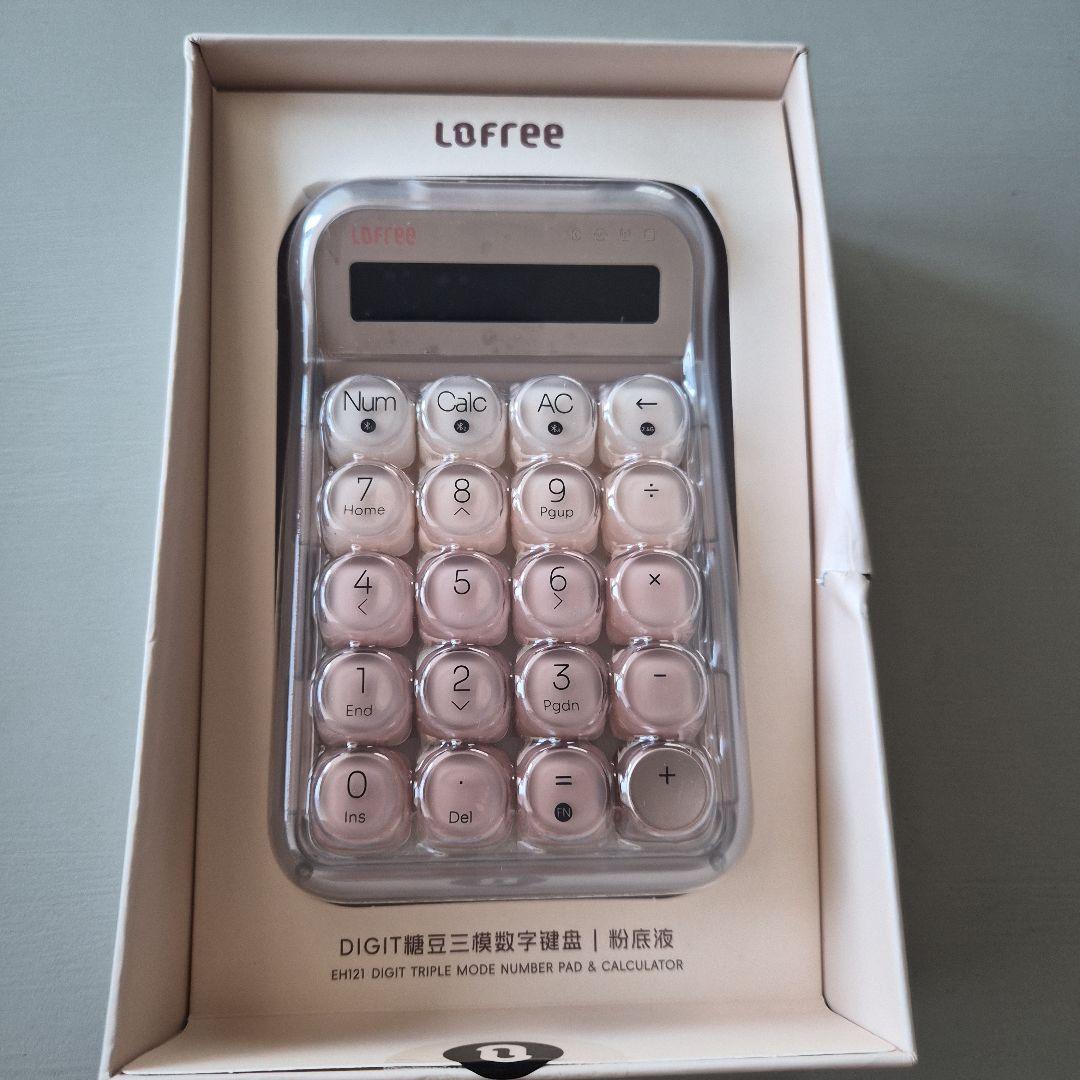 lofree ファンデーションピンク テンキー USBレシーバー付き