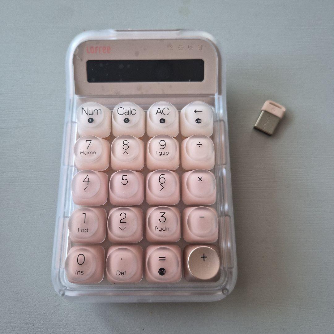 lofree ファンデーションピンク テンキー USBレシーバー付き