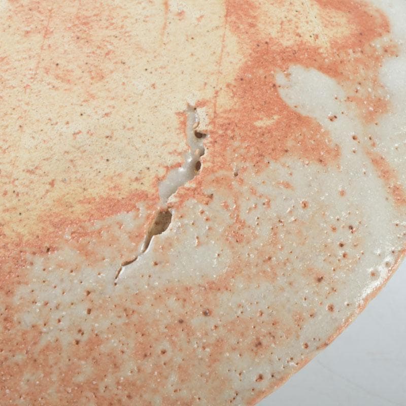 和食器　茶懐石　織部焼　蟹図　銘々皿　五客　C　9286