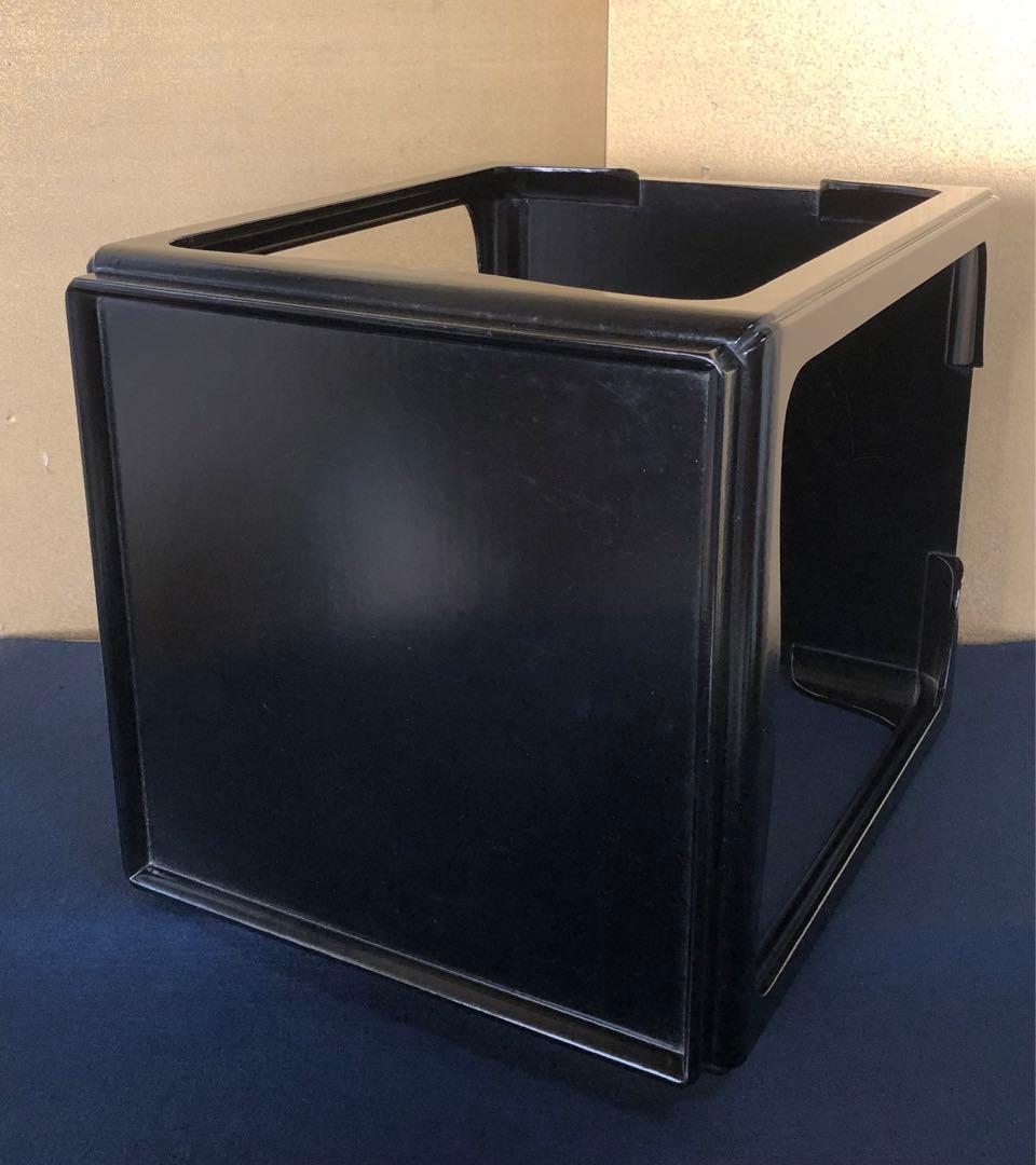 《R》茶道具 一閑塗 高麗卓 塗師 川瀬表完作 共箱　251208お4