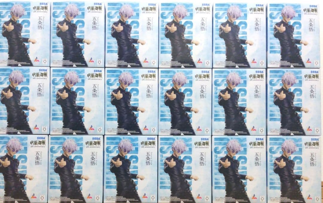 呪術廻戦 5周年 Luminasta 五条悟 ラウンドワン限定 18体まとめ売り