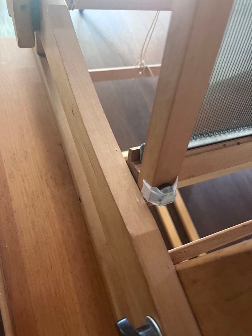 アシュフォード　テーブルルーム8枚綜絖60㎝幅　スタンド　ペダル