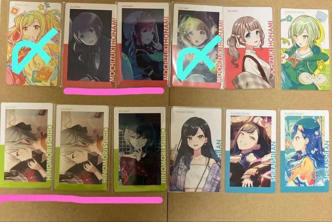 プロセカ バラ売り 缶バッジ エピカ ラッキーくじ 特典 ステッカー ウエハース