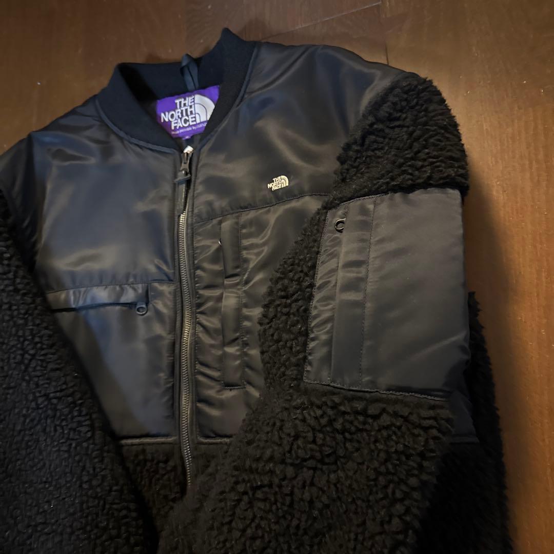 ノースフェイス パープルレーベル×RHC ウール ボア デナリ ジャケットS
