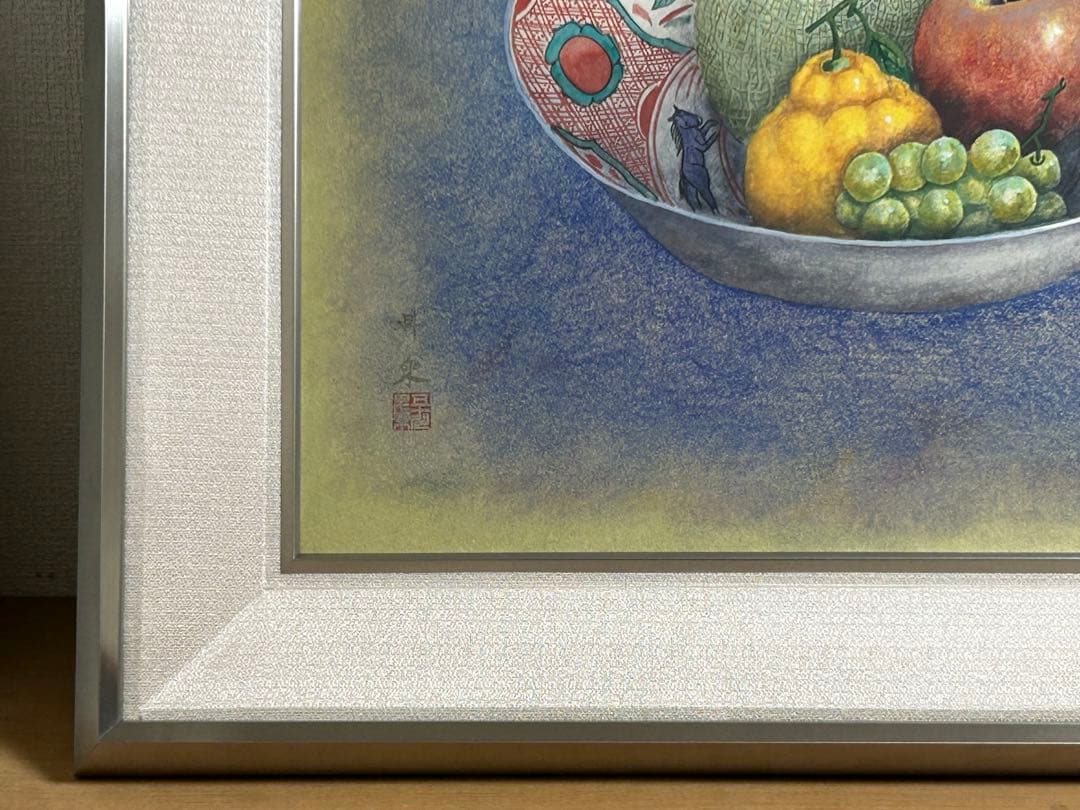 五十川昇来　静物　F10号　日本画