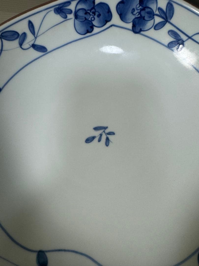 2112 其泉　桃型　花錦　鉢