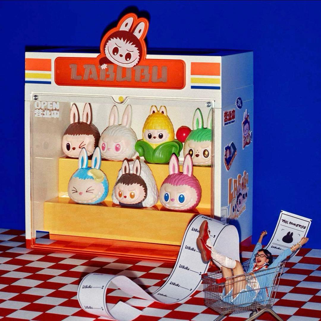 POPMART ラブブ Wacky Mart シリーズ コンテナ 展示ボックス