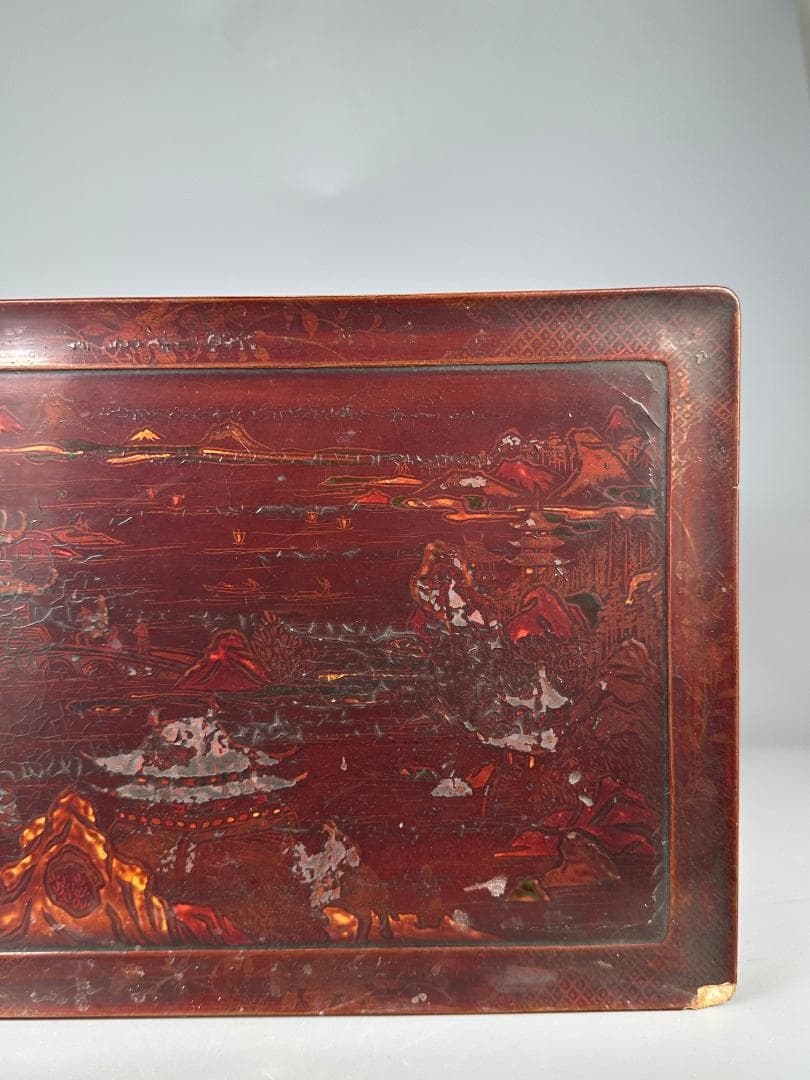 朝鮮古美術　李朝時代　李朝　漆塗卓　飾り台　香炉台　漆芸　時代卓　韓国美術