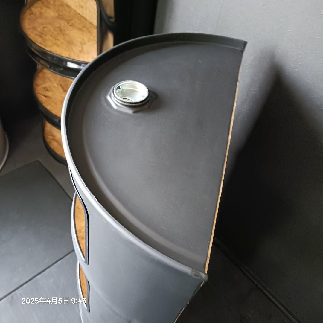 200㍑ドラム缶remakeBOX！マッドブラック