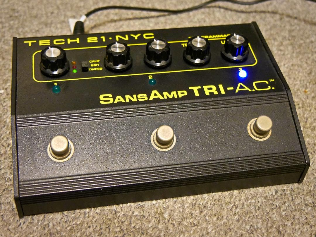 【箱/説明書付】TECH 21 NYC SansAmp TRI-A.C.