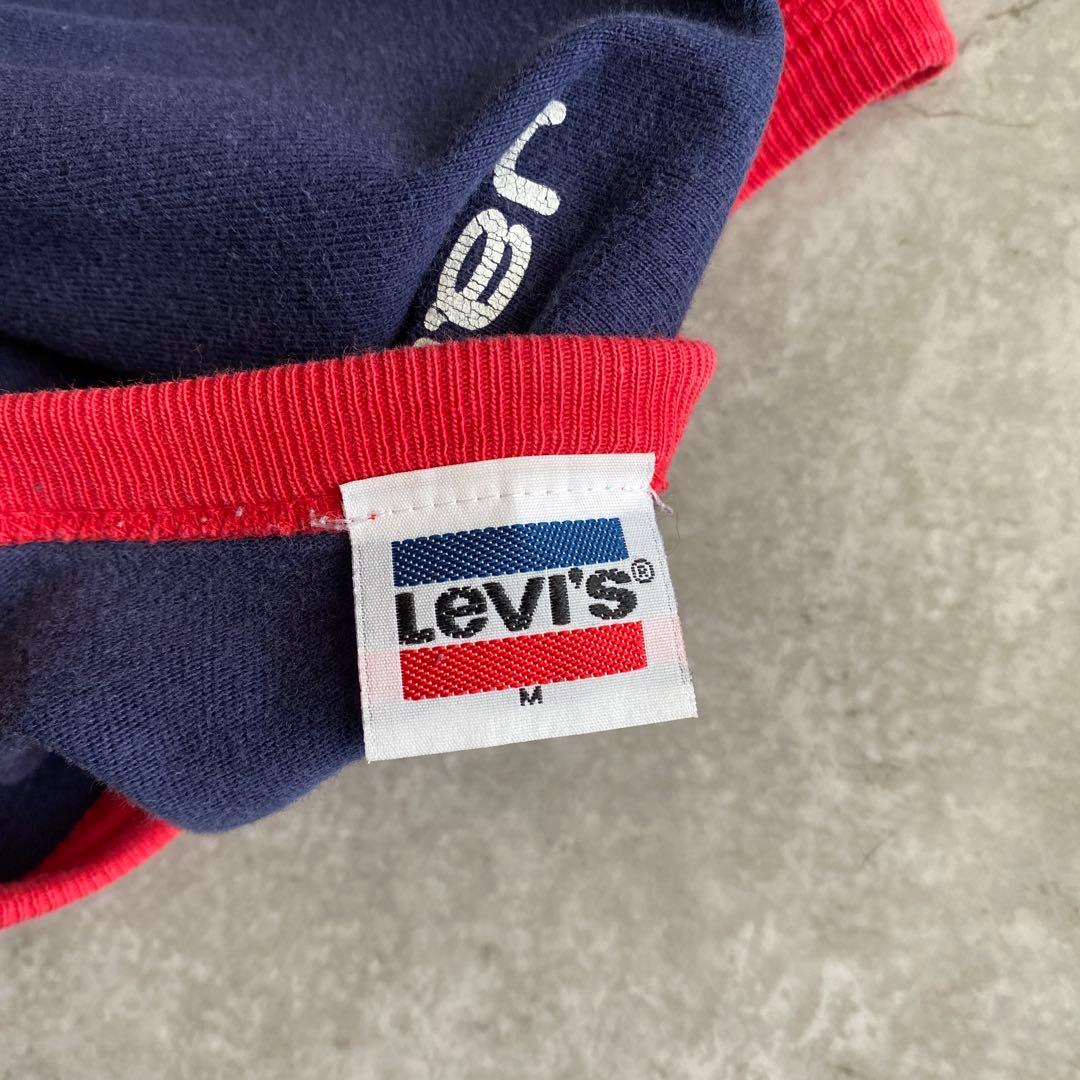 90s 00s ジャミロクワイ×リーバイス ラグラン Tシャツ 紺×赤 M