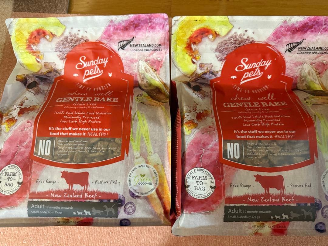 サンデーペッツ　ジェントルベイク1.3kg✖︎4袋