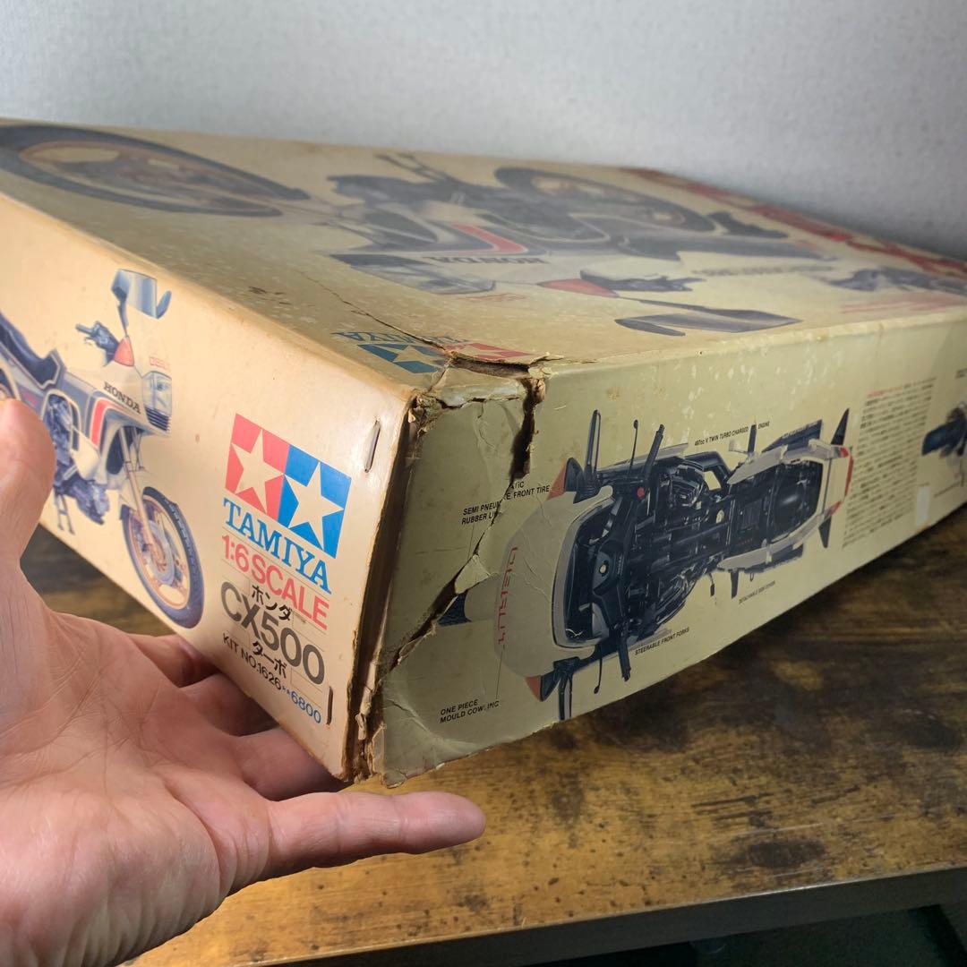 K877⭐︎未組立 タミヤ 1/6 HONDA CX500ターボ '82製 プラモ