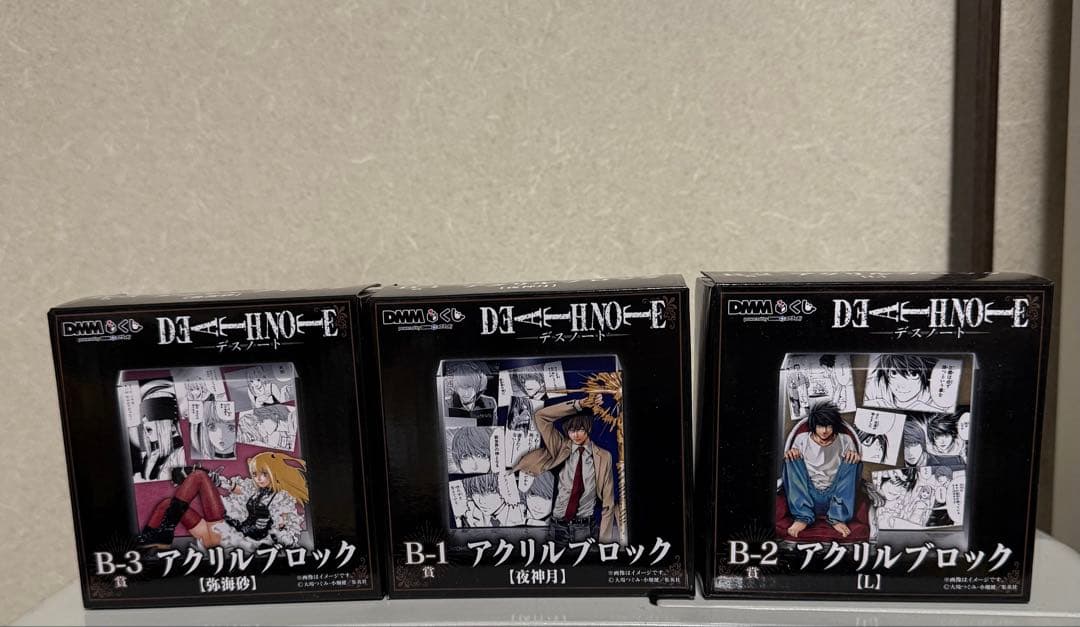 DEATH NOTE アクリルブロックセット B-1 B-2 B-3