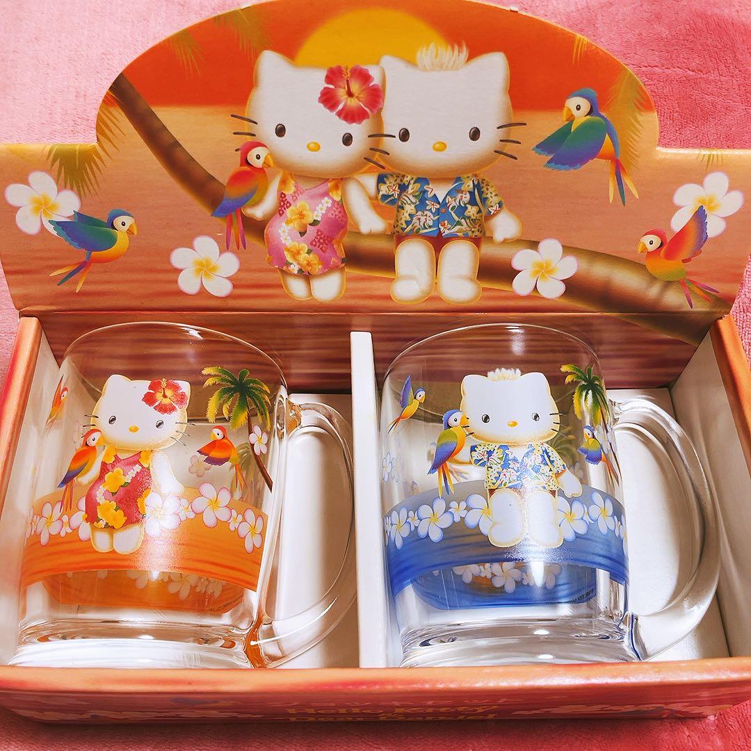 希少レア　ハローキティ　ダニエル　日焼け　ジョッキセット　ハワイ　1999