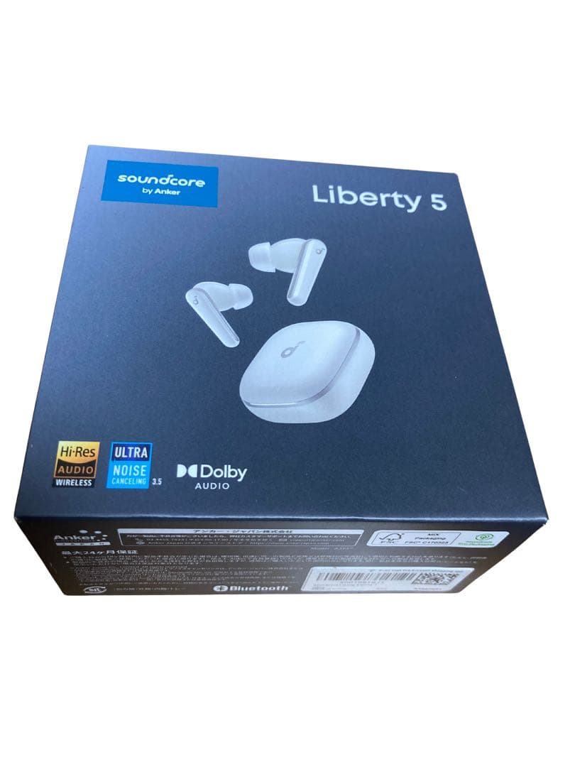 soundcore Liberty 5 ワイヤレスイヤホン ホワイト