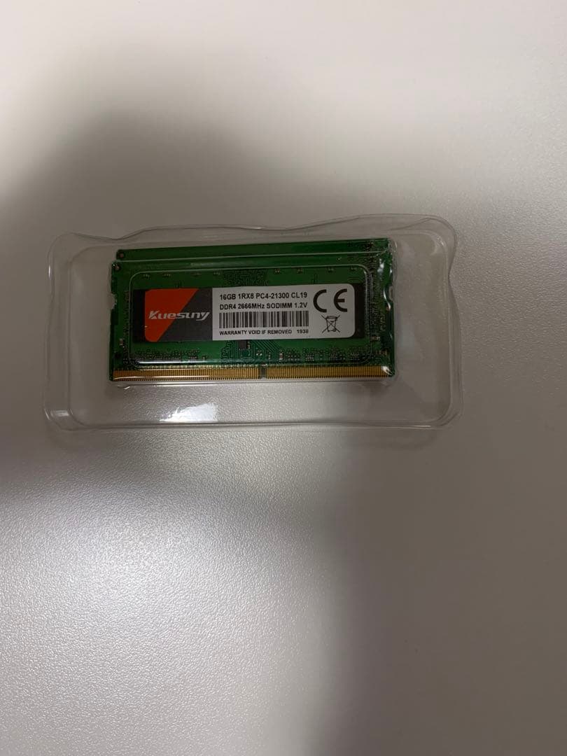 Sodimm 16gb 2枚　ddr4 kuesuny