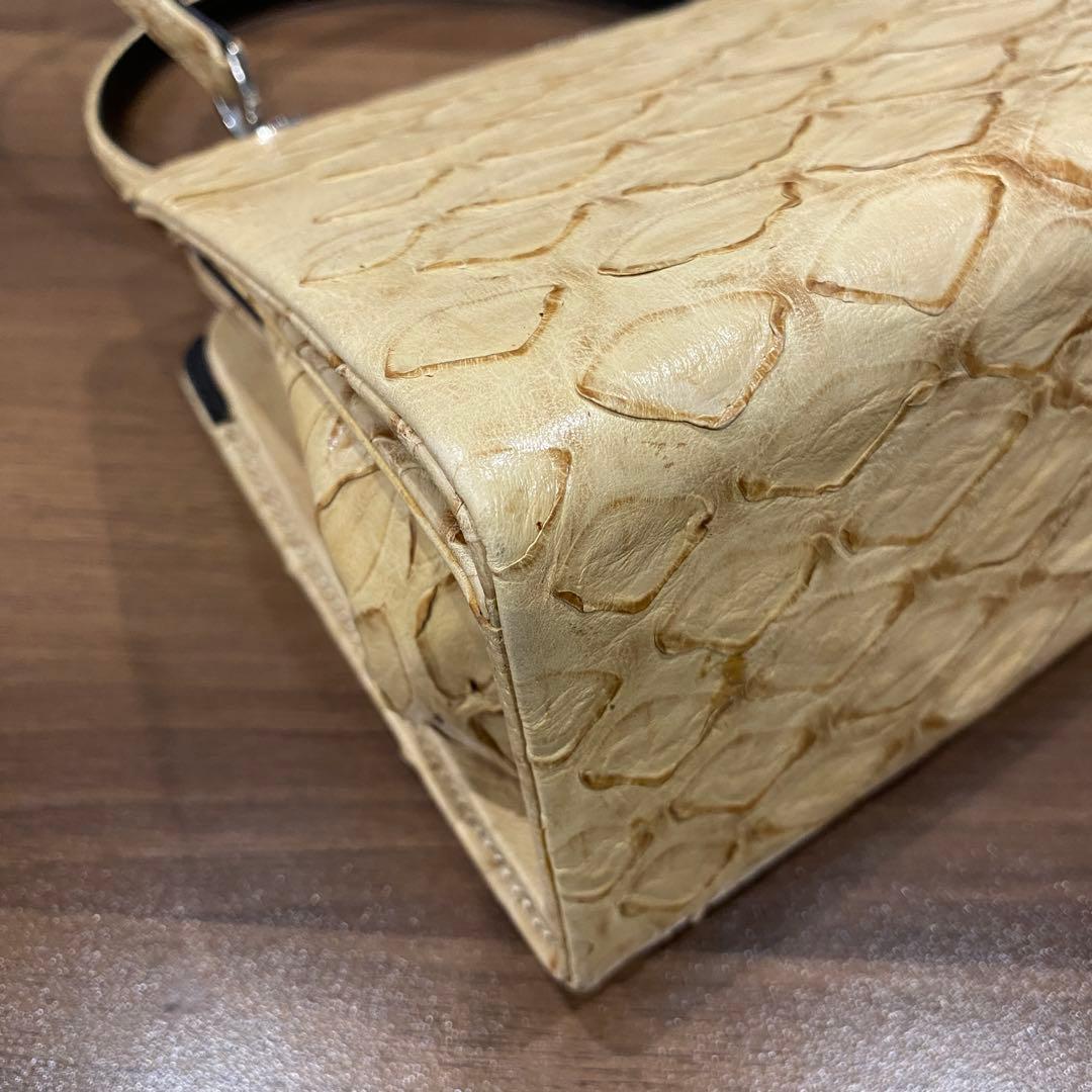 和装用バッグ クリーム色