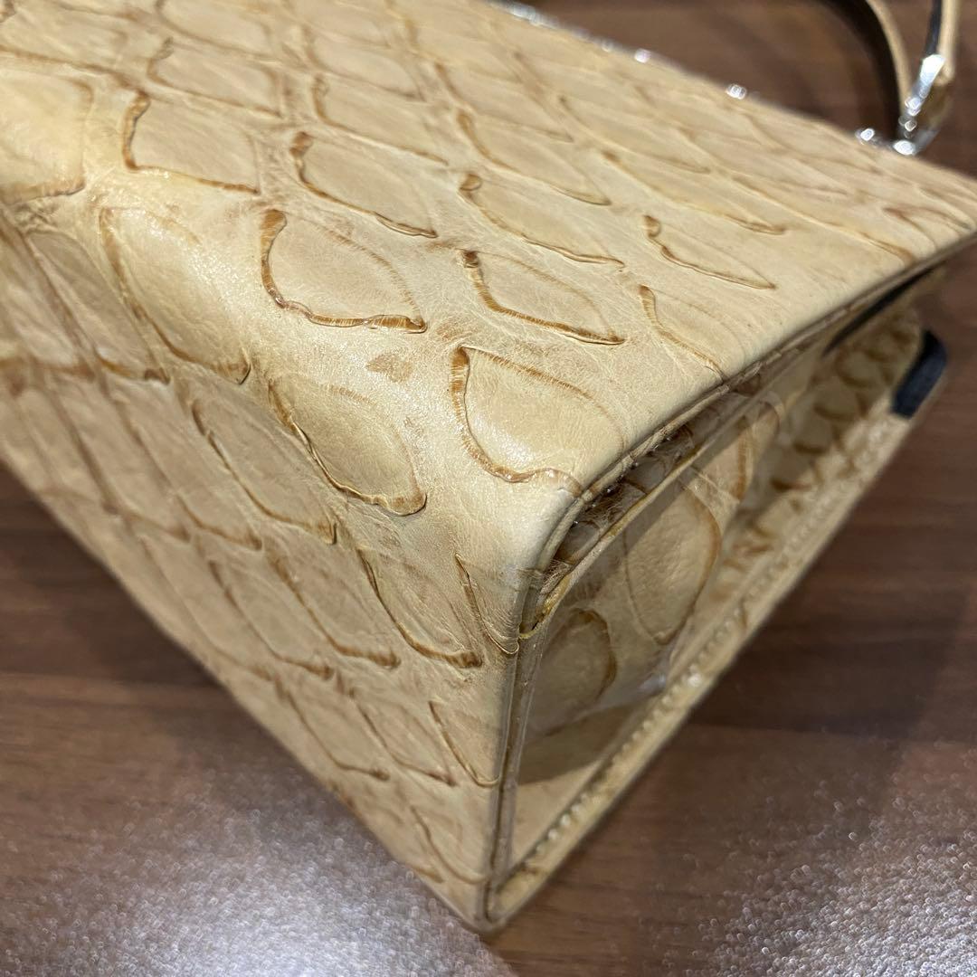 和装用バッグ クリーム色