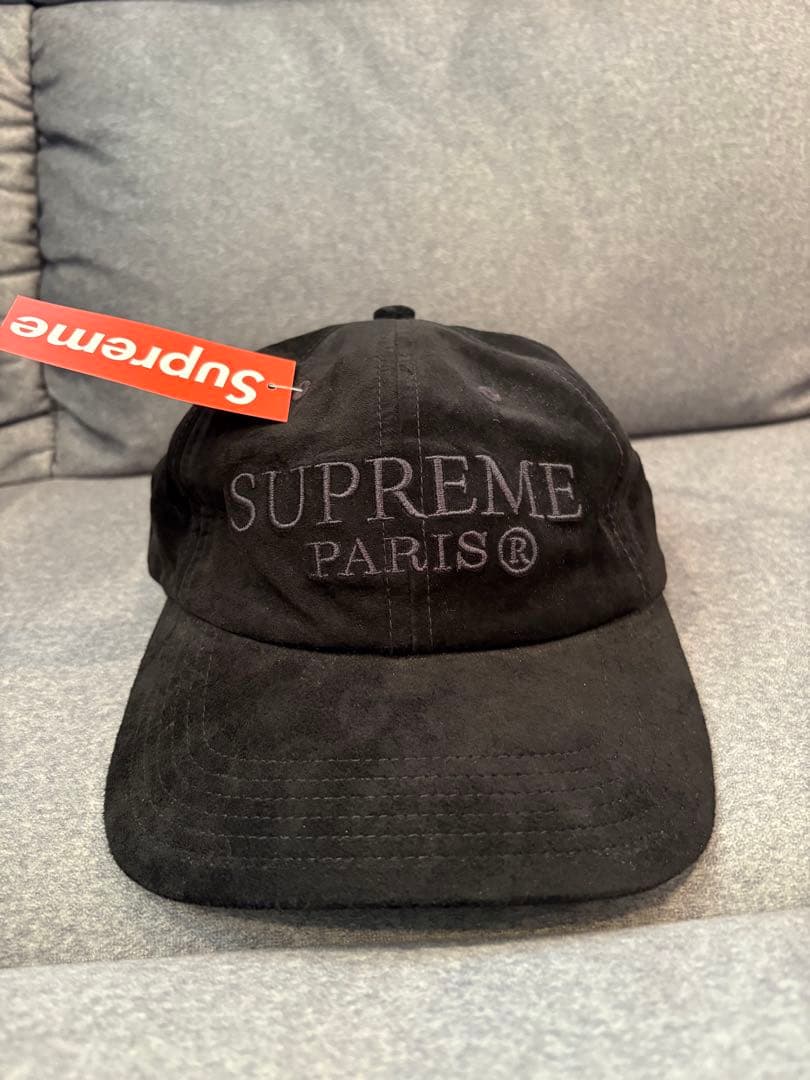 SUPREME ブラックキャップ　タグ付き新品未使用品
