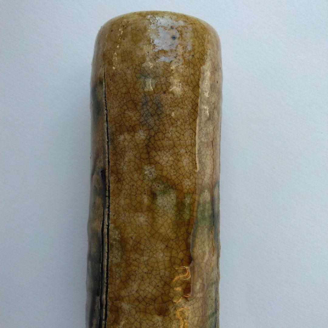 陶芸作品 緑釉の壺