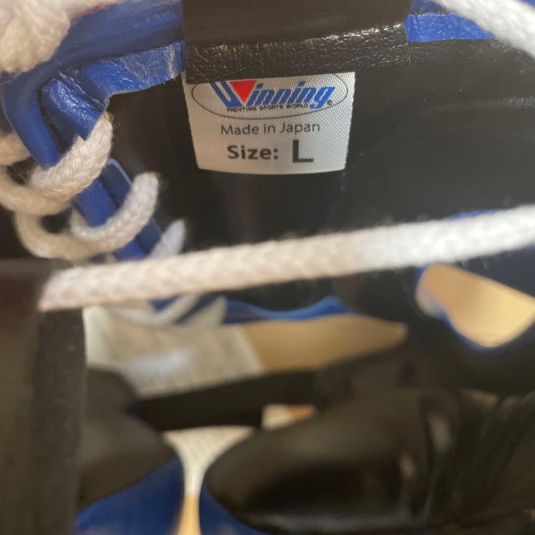 新品未使用 ウイニング ヘッドギア ブルー Lサイズ FG-2900