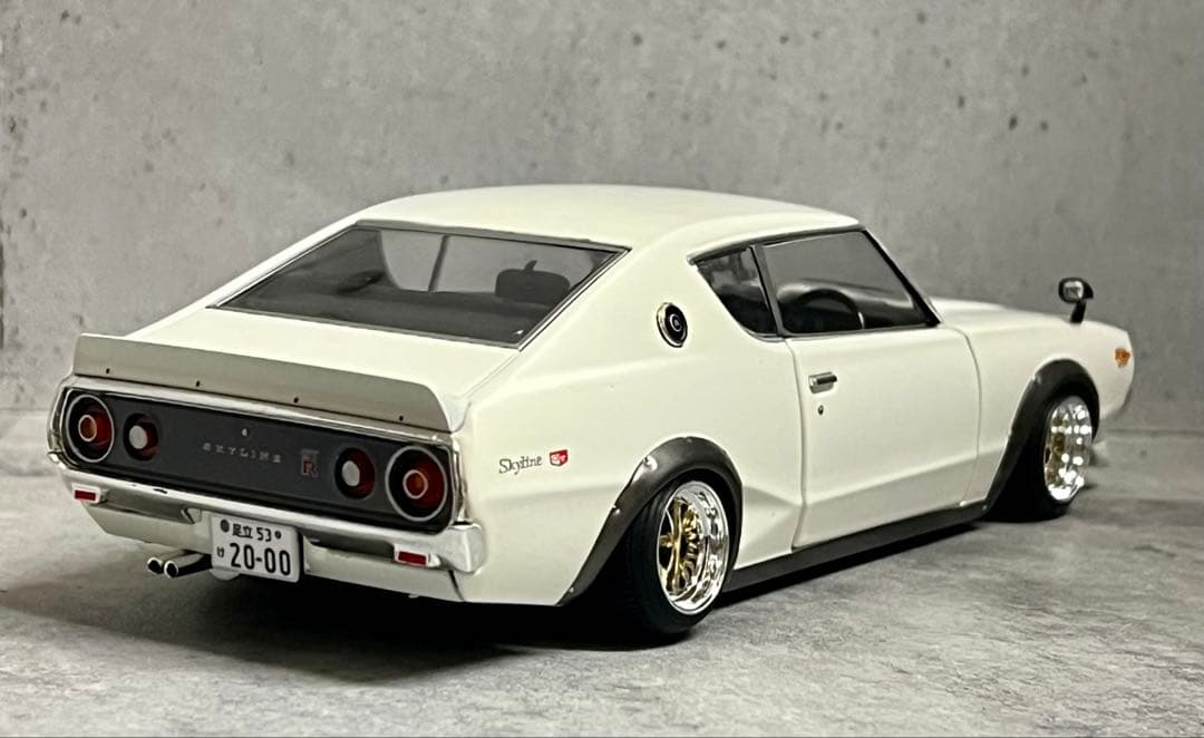 国産名車 1/24 スカイライン GT-R カスタム ガレージ ジオラマ 旧車