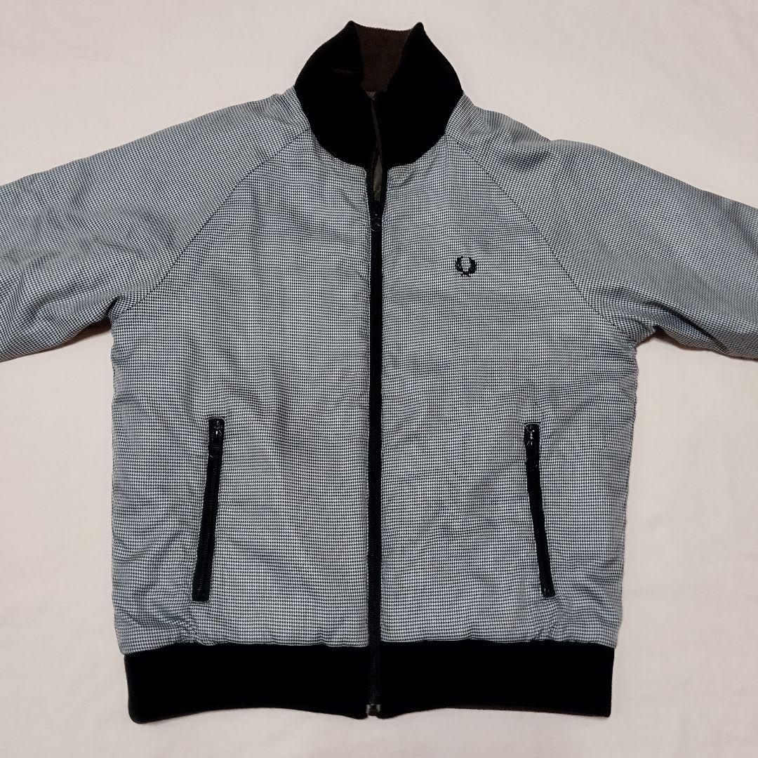 フレッドペリー　リバーシブル　ジャンパー　ブルゾン　キルティング　千鳥格子　M