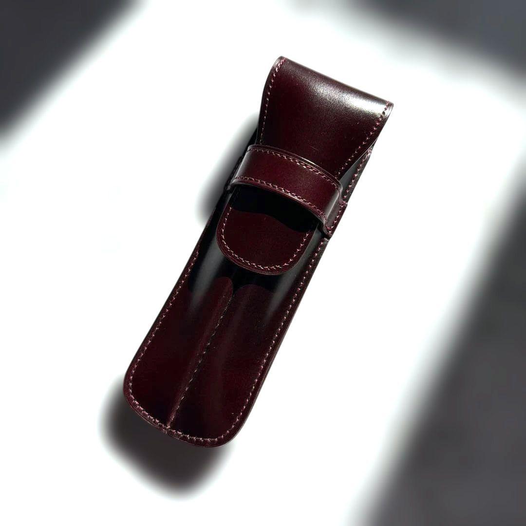 brelio ブレイリオ コードバン ペンケース2本差し【未使用品】