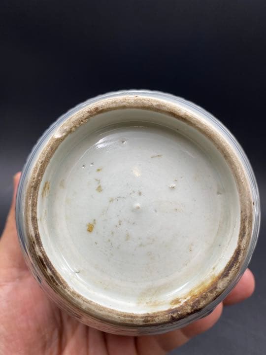 古伊万里　蛸唐草　27cm 鶴首　徳利　花入　一輪挿し　御神酒徳利