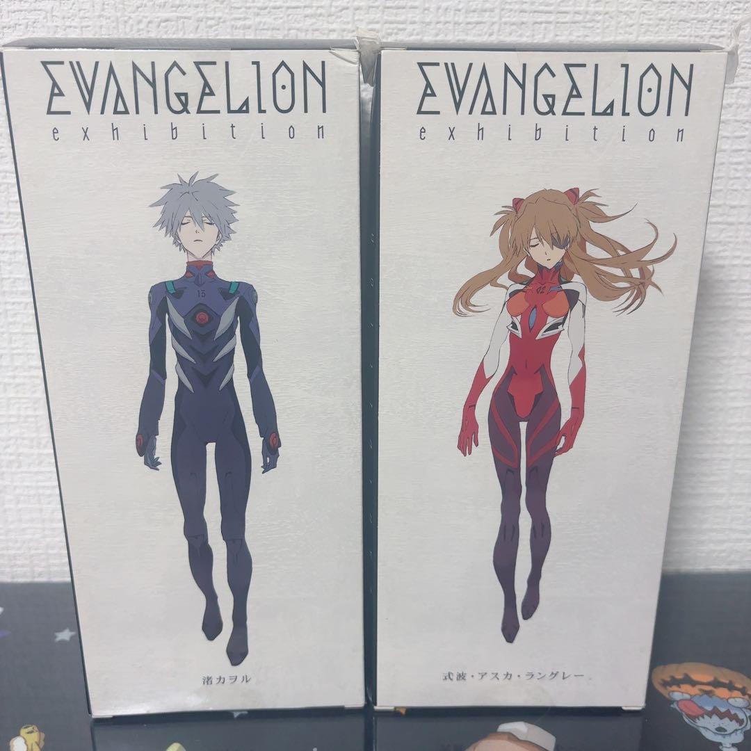 エヴァンゲリオン展 渚カヲル 式波アスカラングレー フィギュア 二体セット 新品