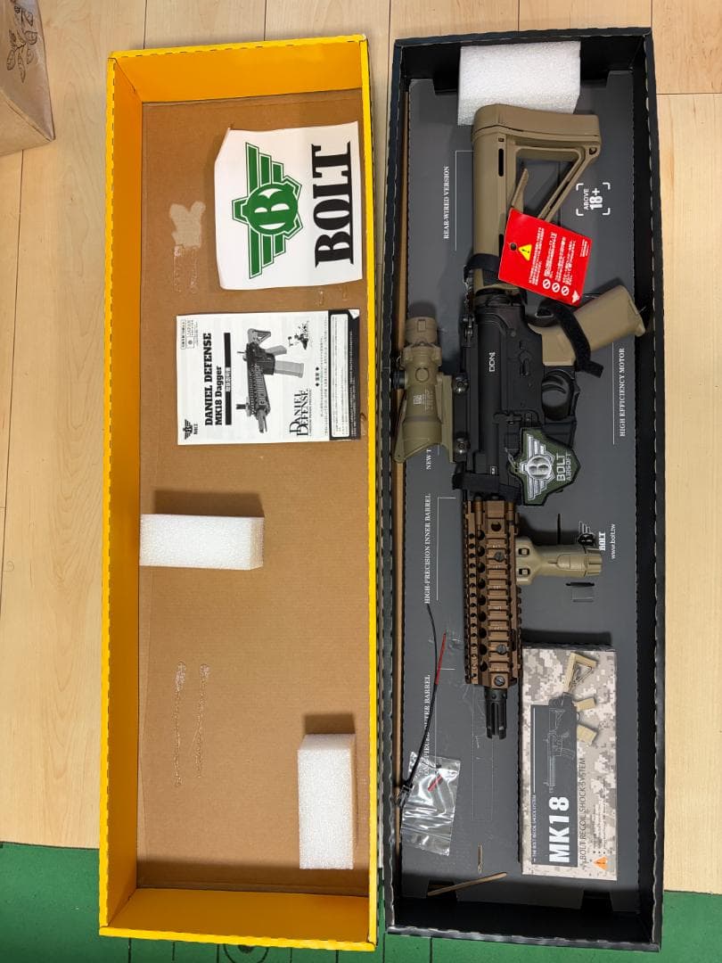 強リコイルDANIEL DEFENSE MK18 Acog他おまけ多数付