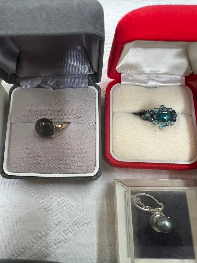 真珠　サンゴネックレス　イミテーションのアクセサリーまとめて　中古品