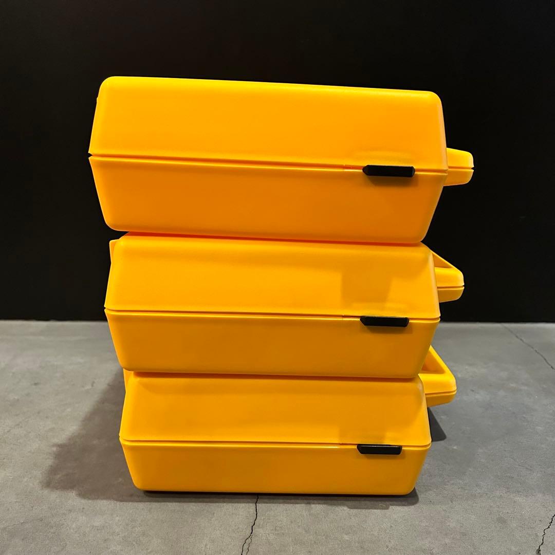 プラスチック製　収納ケース　3個セット　カナダ製 アタッシュケース　80年代