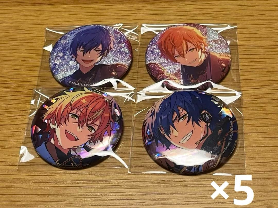 悠夜　漣ジュン　東雲彰人　缶バッジ　あんスタ　プロセカ　コラボ