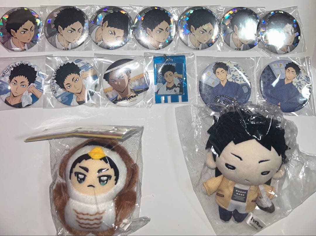 ハイキュー　赤葦京治　ちみけも　にとたん　缶バッジ　one fine day