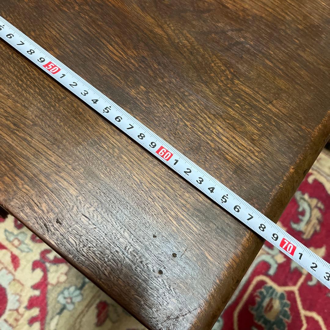 1日価格＾＾木製文机 昭和初期アンティーク　お手入れ済みレトロ