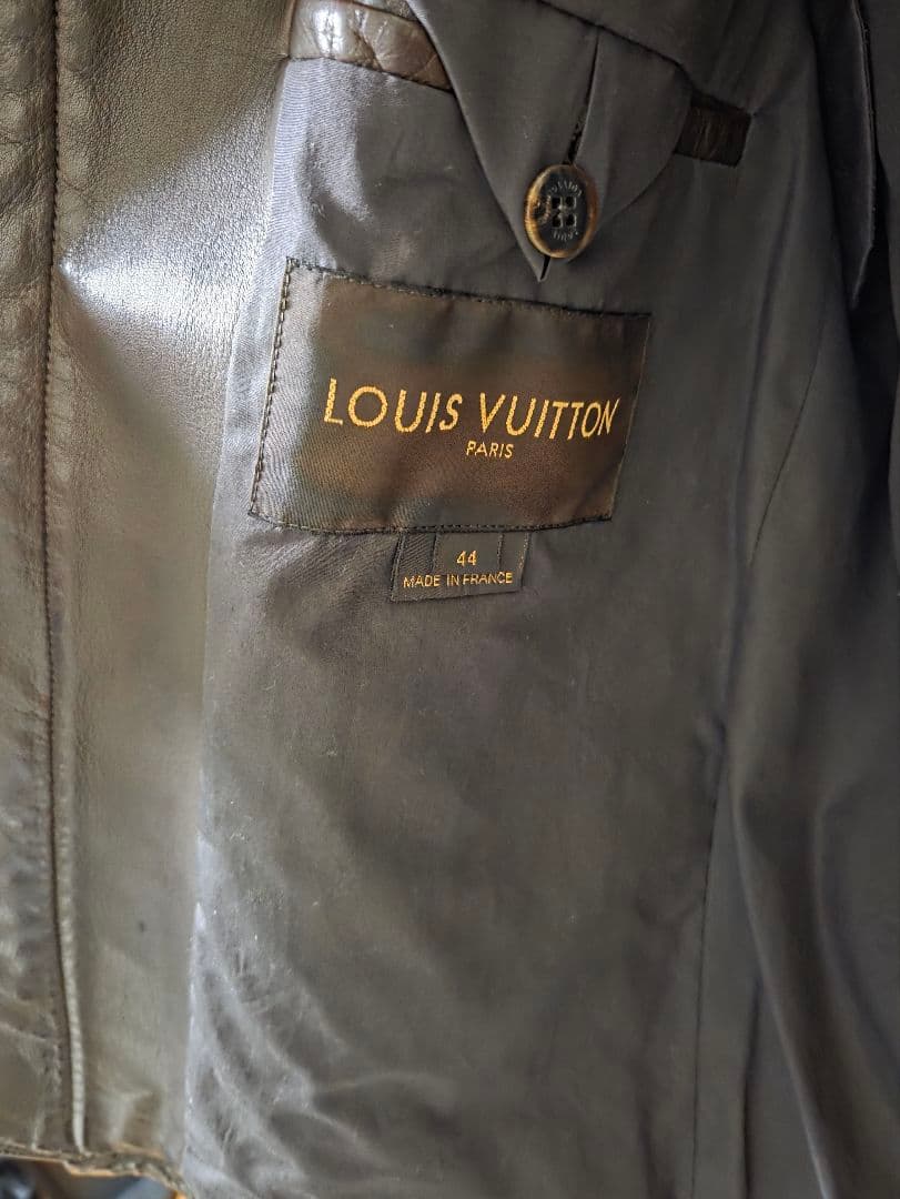 LOUIS VUITTON ライダース レザージャケット ルイヴィトン