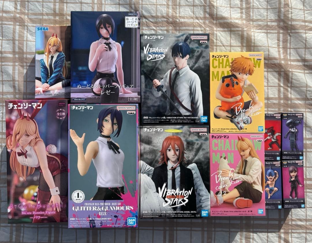 最終値下げ　激レア　チェンソーマン　プライズフィギュア　12点まとめ売り　レゼ