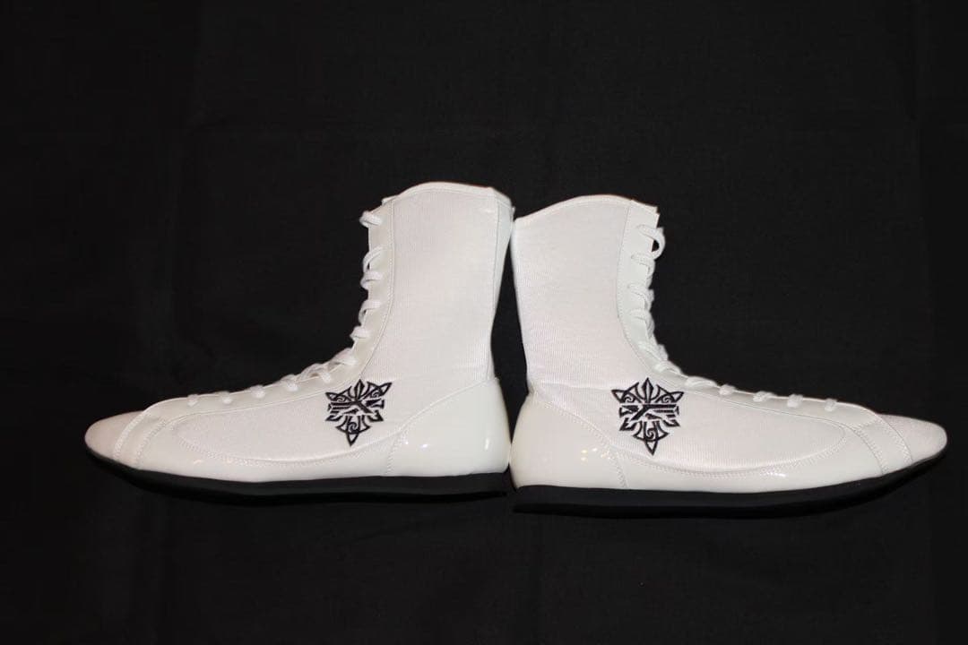 ボクシングシューズ ホワイト 高トップ