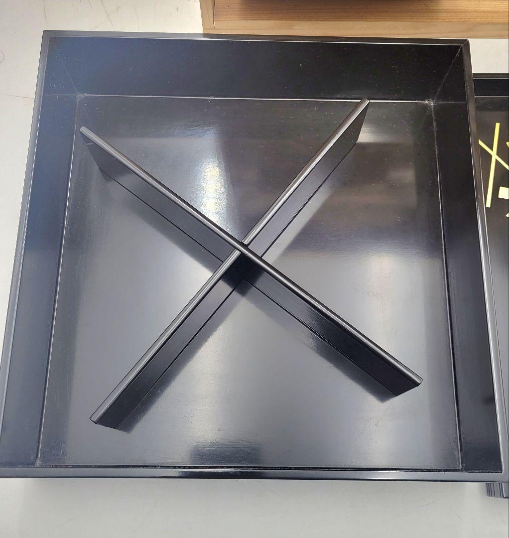 木製漆塗り　柳菴作　柳筥　出世膳　5客　弁当箱　共箱　未使用　骨董品、美術品