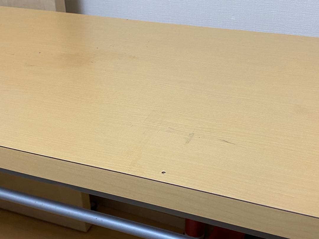 会議用 机 折りたたみテーブル ナチュラル