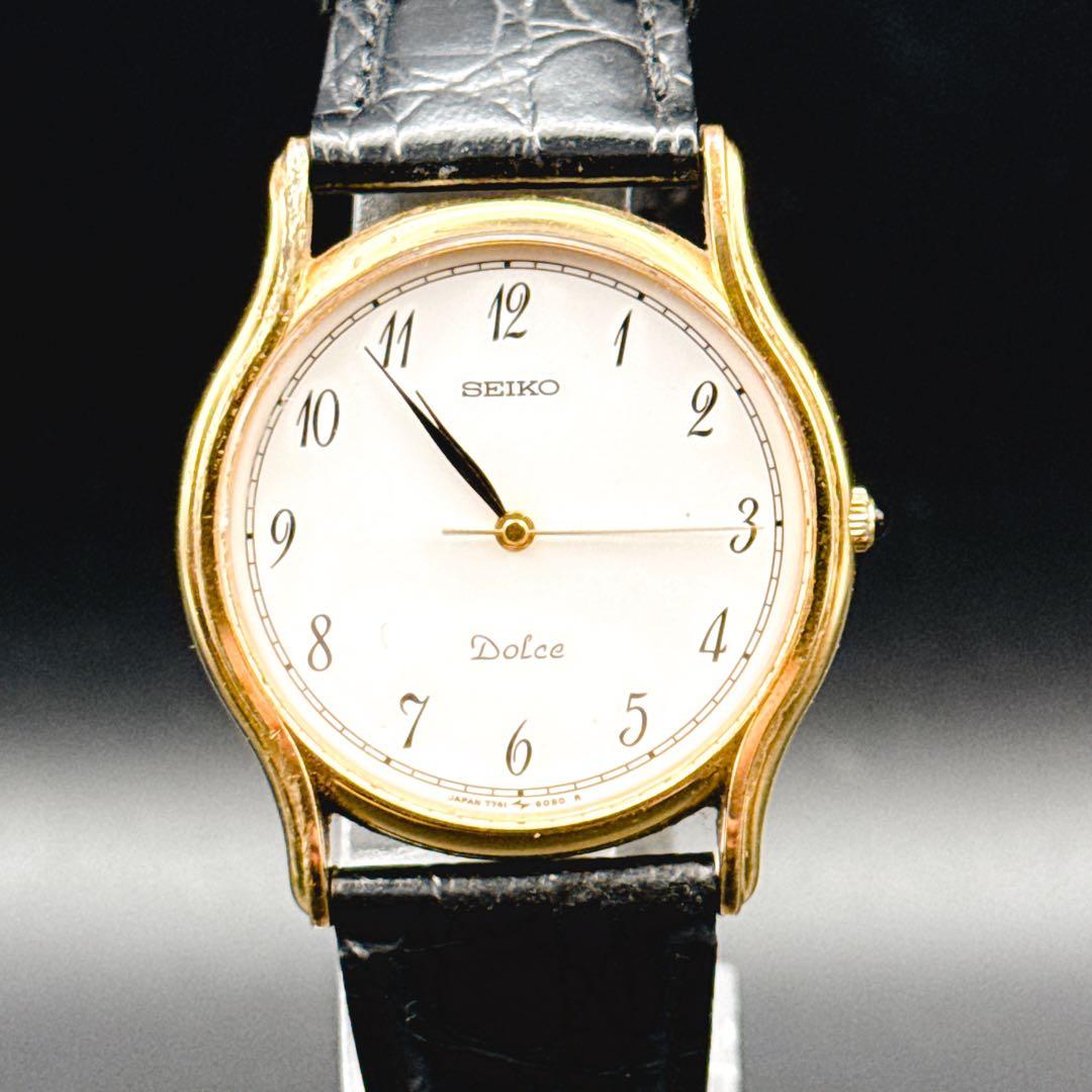 SEIKO Dolce 7741-6030 稼働品 メンズ クォーツ セイコー