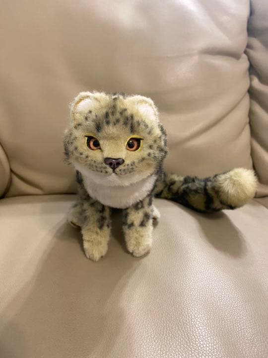 ヒョウ ぬいぐるみ アートドール アーティストドール ハンドメイド テディベア