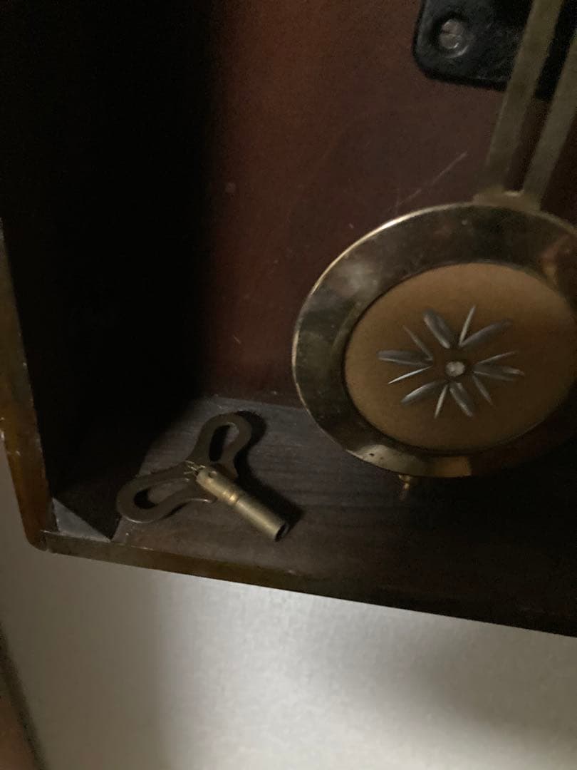 レッドテールChing chang gong 栄計舎 8日巻柱時計 稼働中