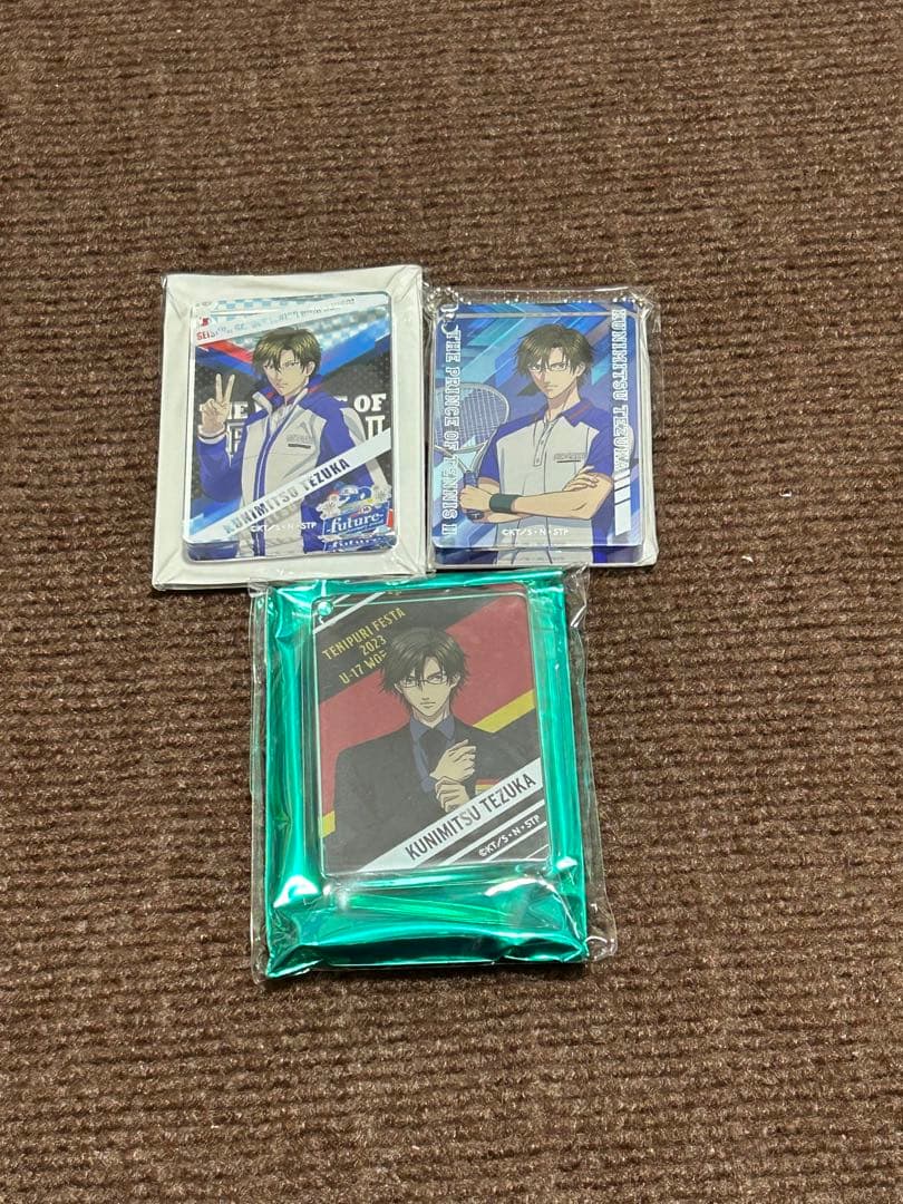 テニスの王子様　手塚　アクリルブロックキーホルダーセット