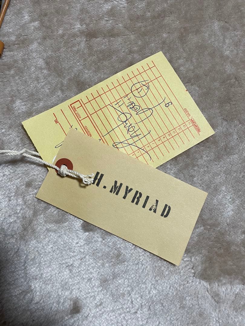 激レア 新品未使用品 h.myriad design 一番人気 巾着ポーチ