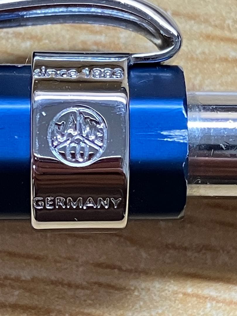 カヴェコスペシャル ブルーエディション　ボールペン クリップ付きkaweco